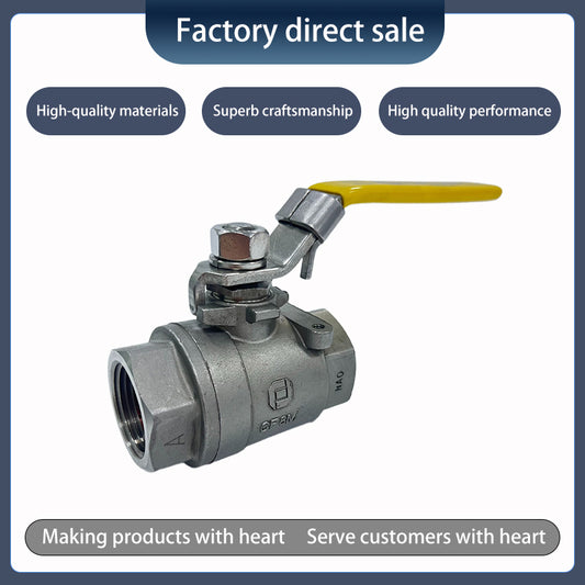 Two-piece threaded ball valve(Ask customer service for specific prices)Pressure resistance and damage resistance Corrosion resistance and rust resistance