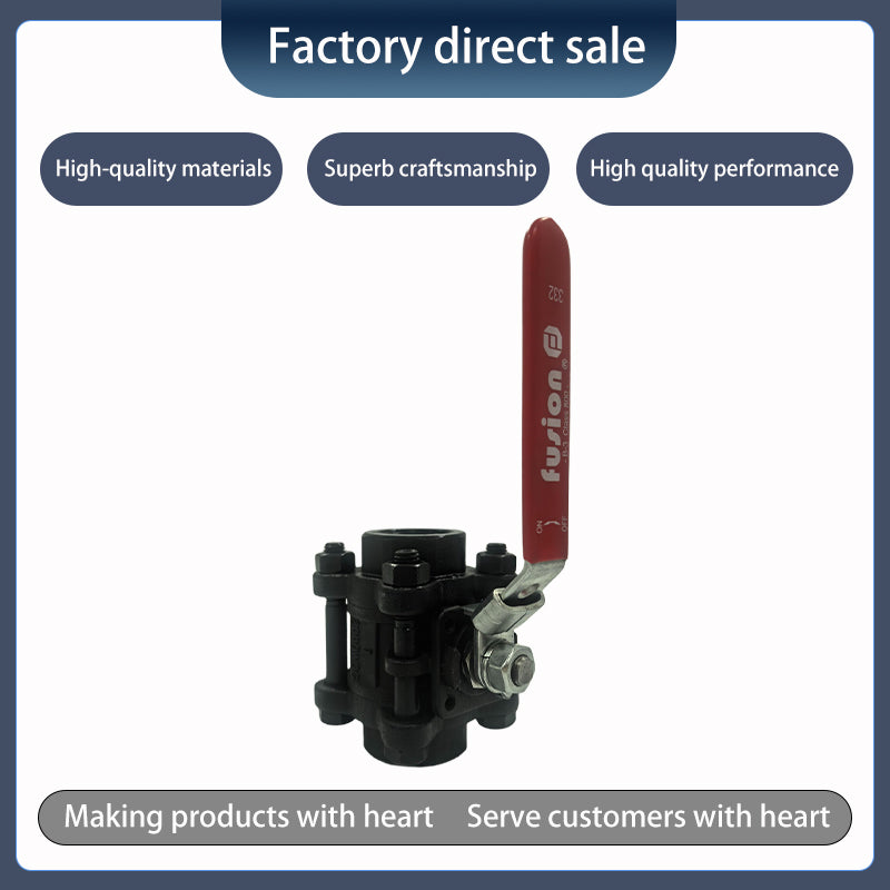 Three-piece bolted ball valve(Ask customer service for specific prices)Easy to assemble and disassemble, high pressure resistance