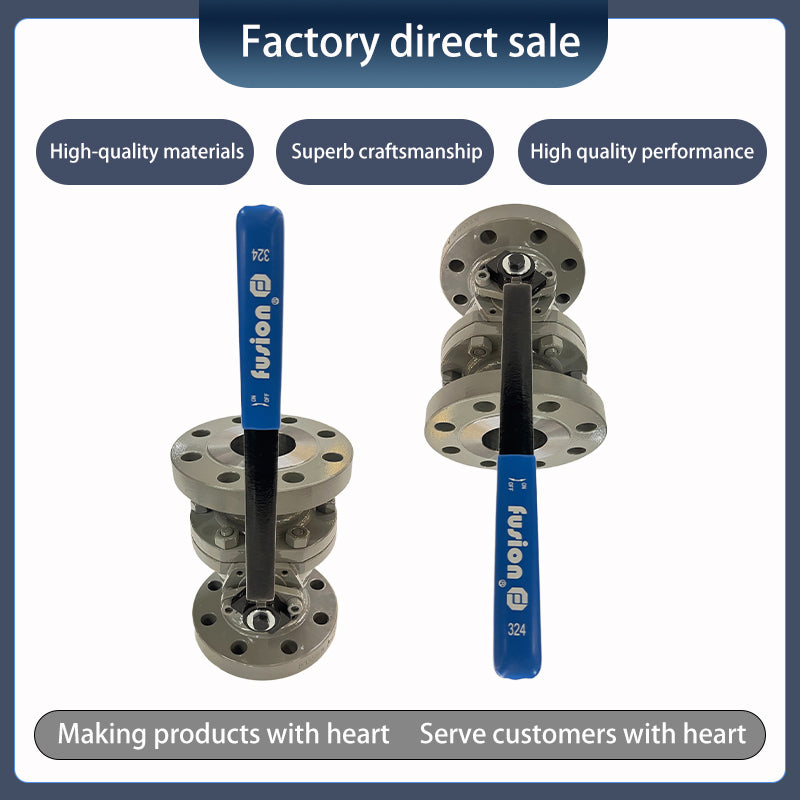 Two-piece flanged floating ball valve(Ask customer service for specific prices)Suitable for low pressure Flexible opening and closing