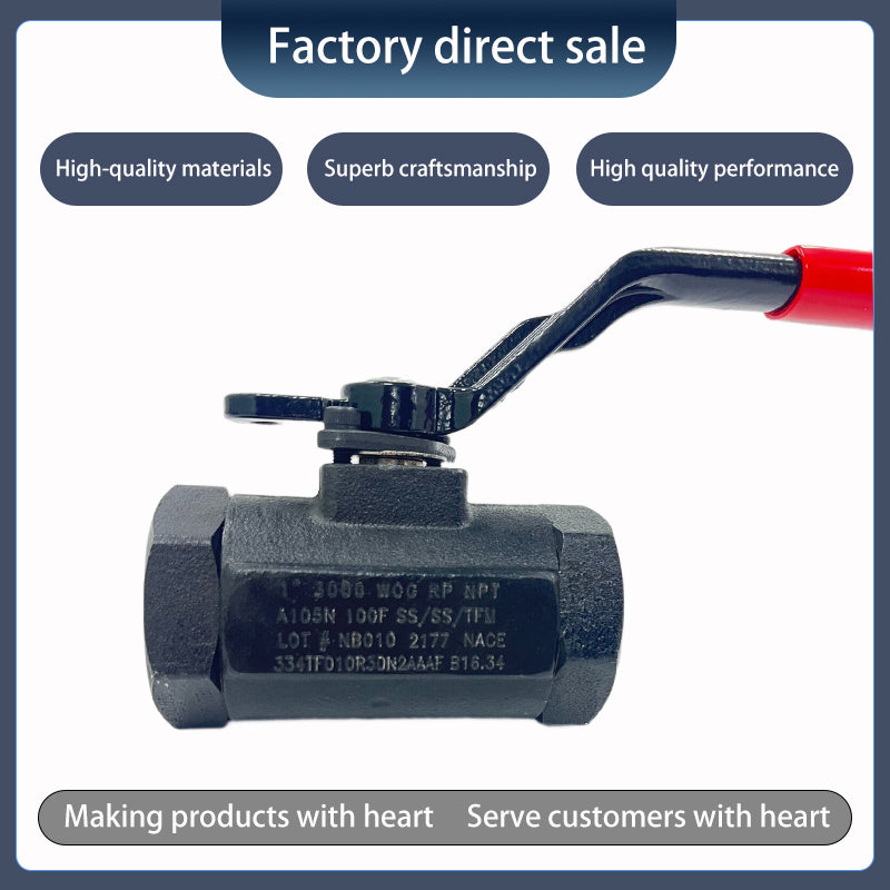 Three-piece threaded ball valve(Ask customer service for specific prices)Corrosion resistant and wear resistant, controllable flow rate