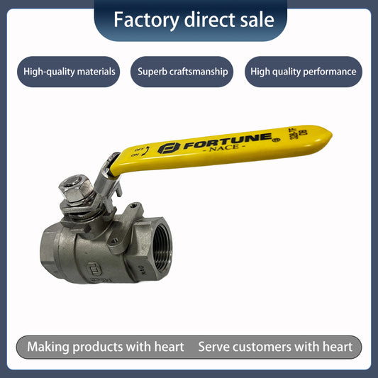 Two-piece threaded ball valve（Ask customer service for specific prices）Pressure resistance and damage resistance   Corrosion resistance and rust resistance