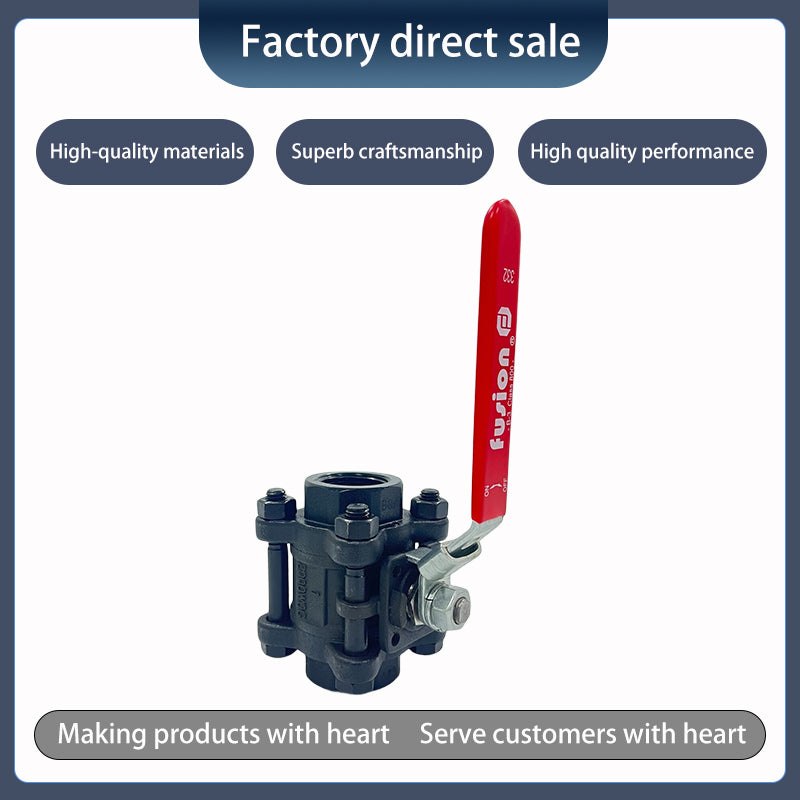 Three-piece bolted ball valve（Ask customer service for specific prices）Easy to assemble and disassemble, high pressure resistance