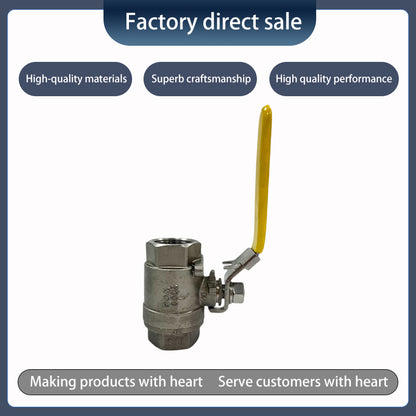 Two-piece threaded ball valve（Ask customer service for specific prices）Pressure resistance and damage resistance   Corrosion resistance and rust resistance