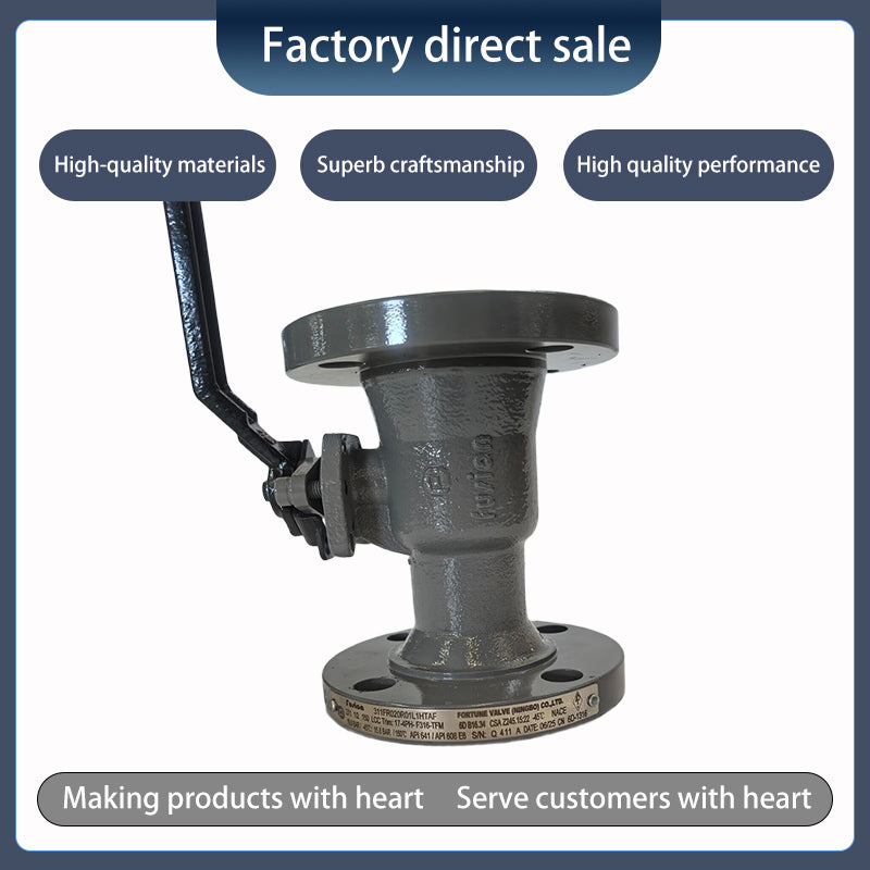 One-piece flange floating ball valve（Ask customer service for specific prices）Compact structure, integrated molding