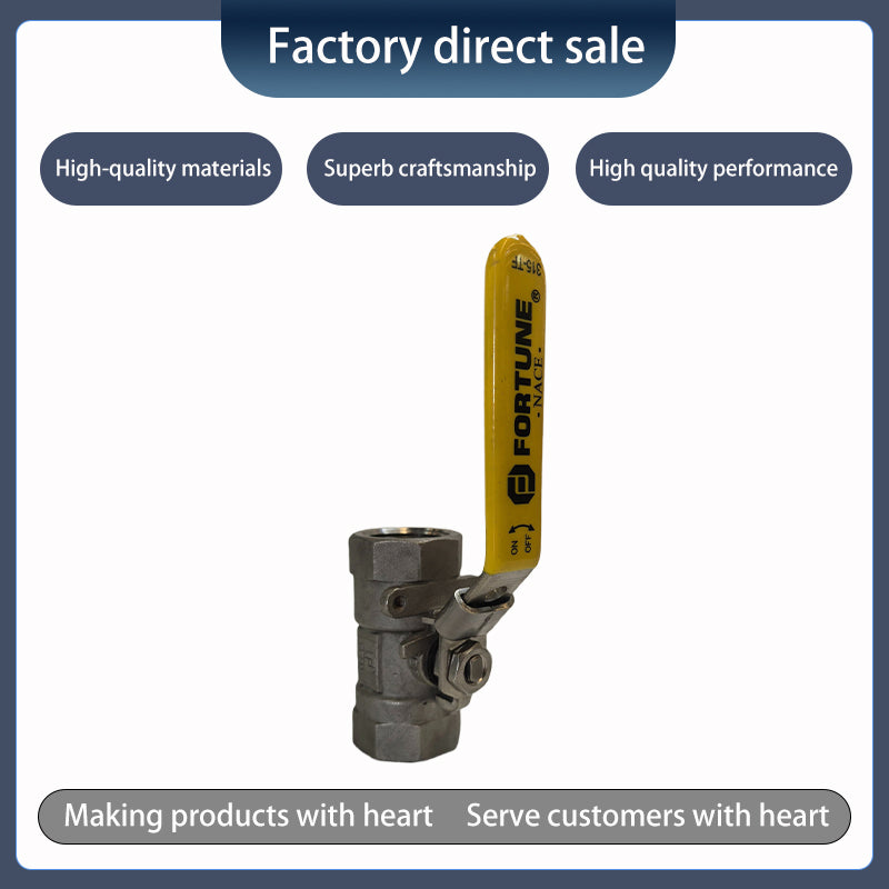 One-piece cast stainless steel ball valve（Ask customer service for specific prices）Low pressure applicable Wear resistant