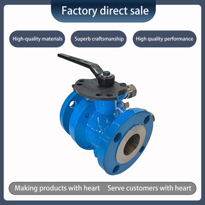 Two-piece cast fixed ball valve（Ask customer service for specific prices）Cast steel material, stable structure