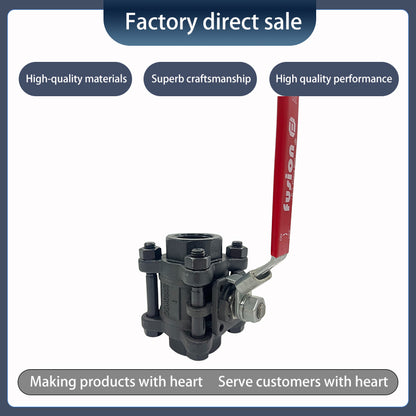 Three-piece bolted ball valve（Ask customer service for specific prices）Easy to assemble and disassemble, high pressure resistance
