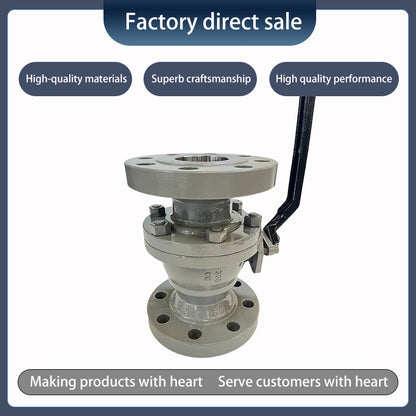 Two-piece flanged floating ball valve（Ask customer service for specific prices）Suitable for low pressure Flexible opening and closing