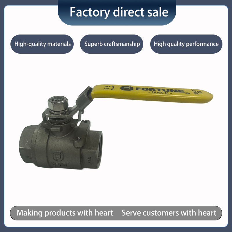 Two-piece threaded ball valve（Ask customer service for specific prices）Pressure resistance and damage resistance   Corrosion resistance and rust resistance
