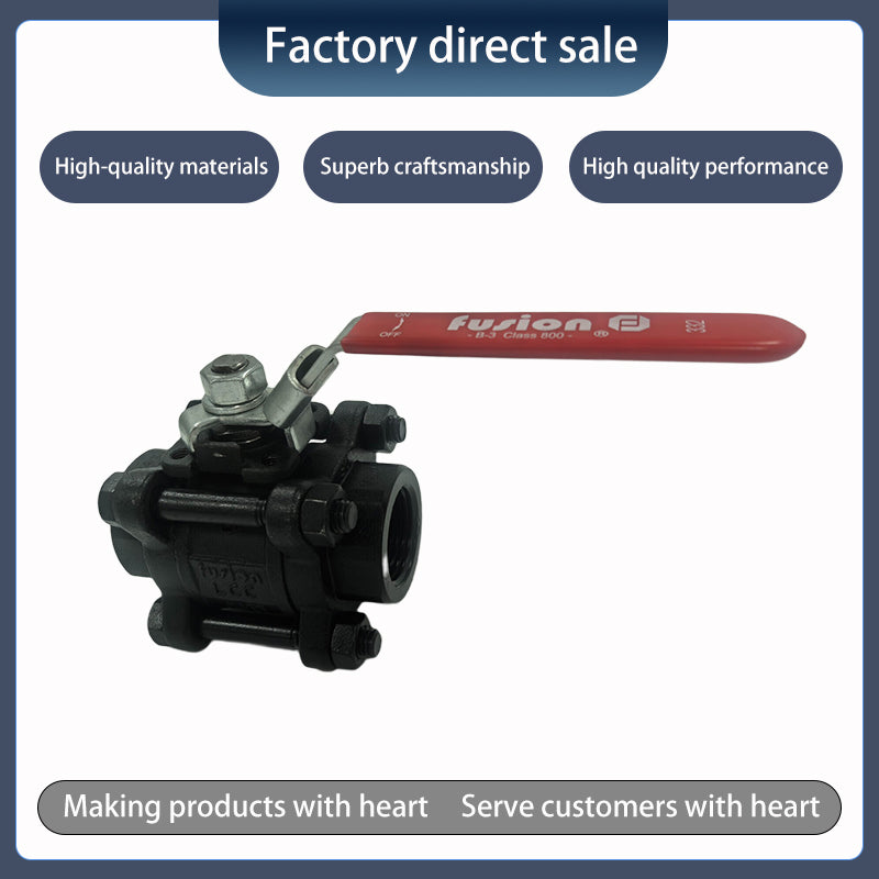 Three-piece bolted ball valve（Ask customer service for specific prices）Easy to assemble and disassemble, high pressure resistance