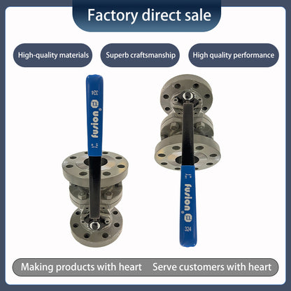 Two-piece flanged floating ball valve（Ask customer service for specific prices）Suitable for low pressure Flexible opening and closing