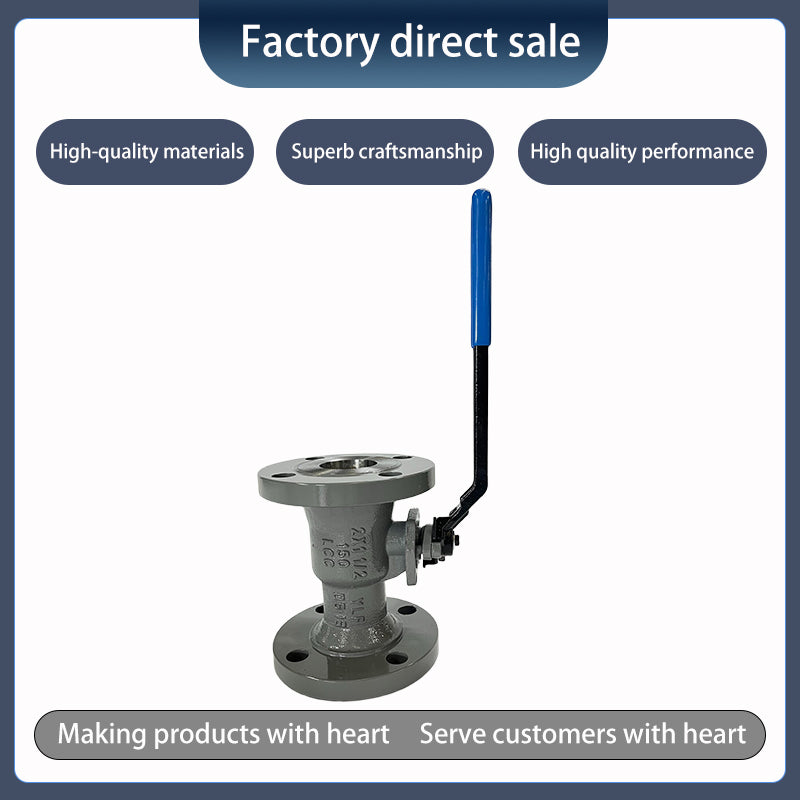 One-piece flange floating ball valve（Ask customer service for specific prices）Compact structure, integrated molding