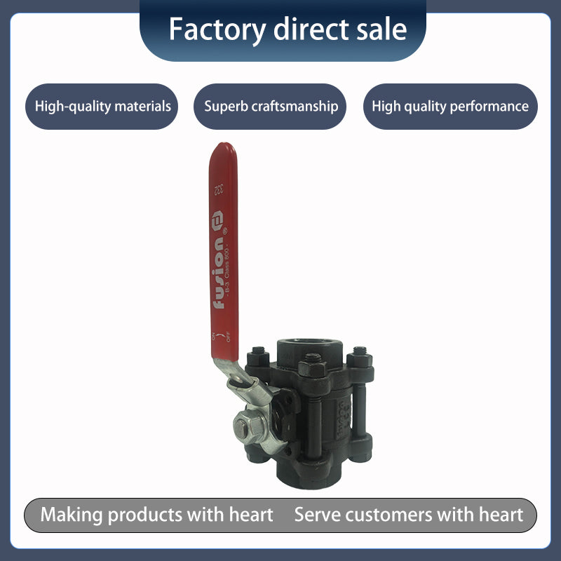 Three-piece bolted ball valve（Ask customer service for specific prices）Easy to assemble and disassemble, high pressure resistance
