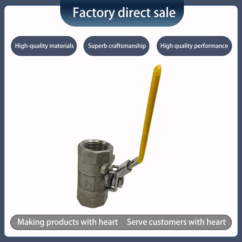 One-piece cast stainless steel ball valve（Ask customer service for specific prices）Low pressure applicable Wear resistant