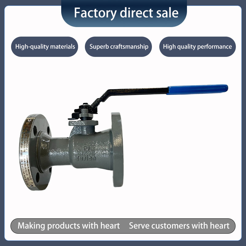 One-piece flange floating ball valve（Ask customer service for specific prices）Compact structure, integrated molding