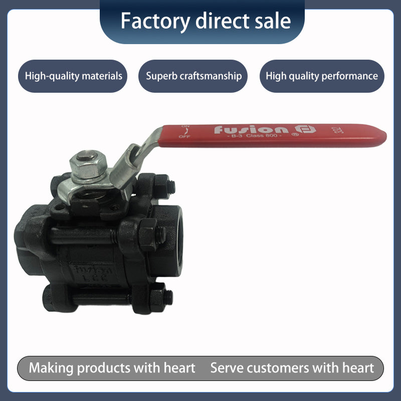 Three-piece bolted ball valve（Ask customer service for specific prices）Easy to assemble and disassemble, high pressure resistance